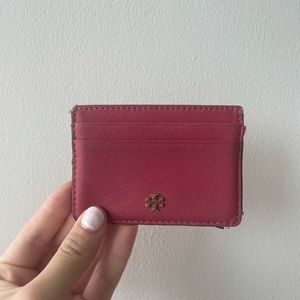 Tory Burch Hot Pink Card Case